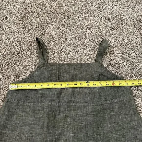 Athleta dark green sleeveless linen tank top size L - Picture 11 of 14